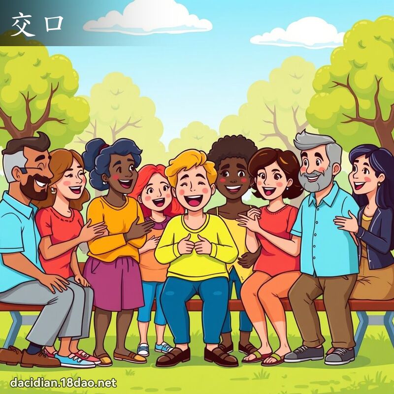 交口 - 国语大辞典配图