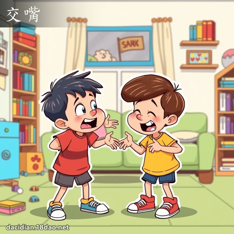 交嘴 - 国语大辞典配图