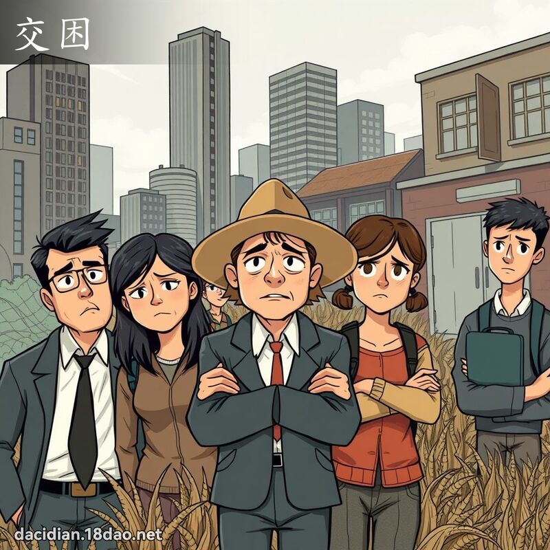 交困 - 國語大辭典配圖