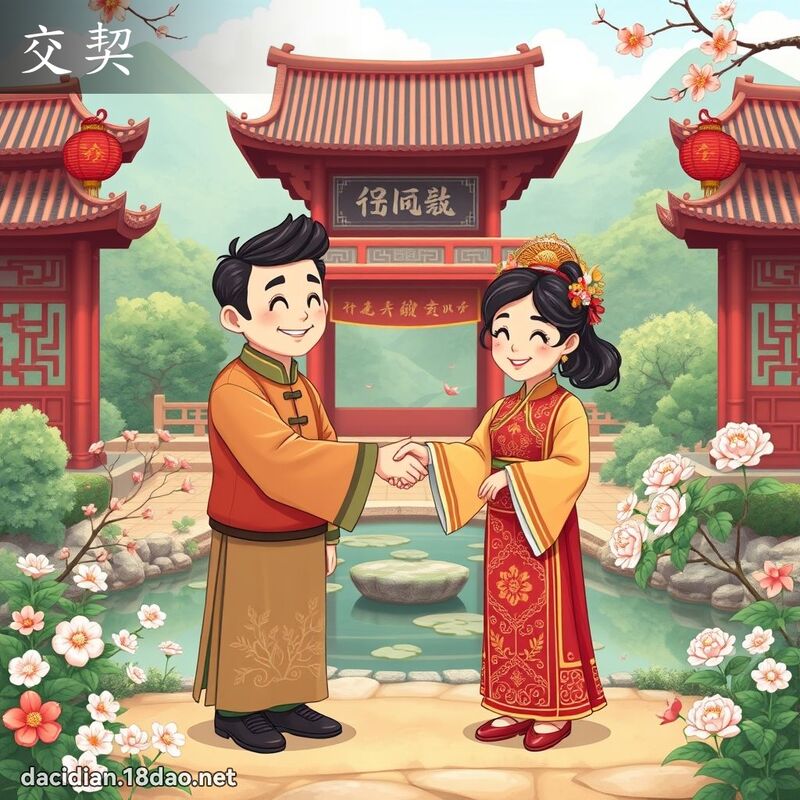 交契 - 國語大辭典配圖