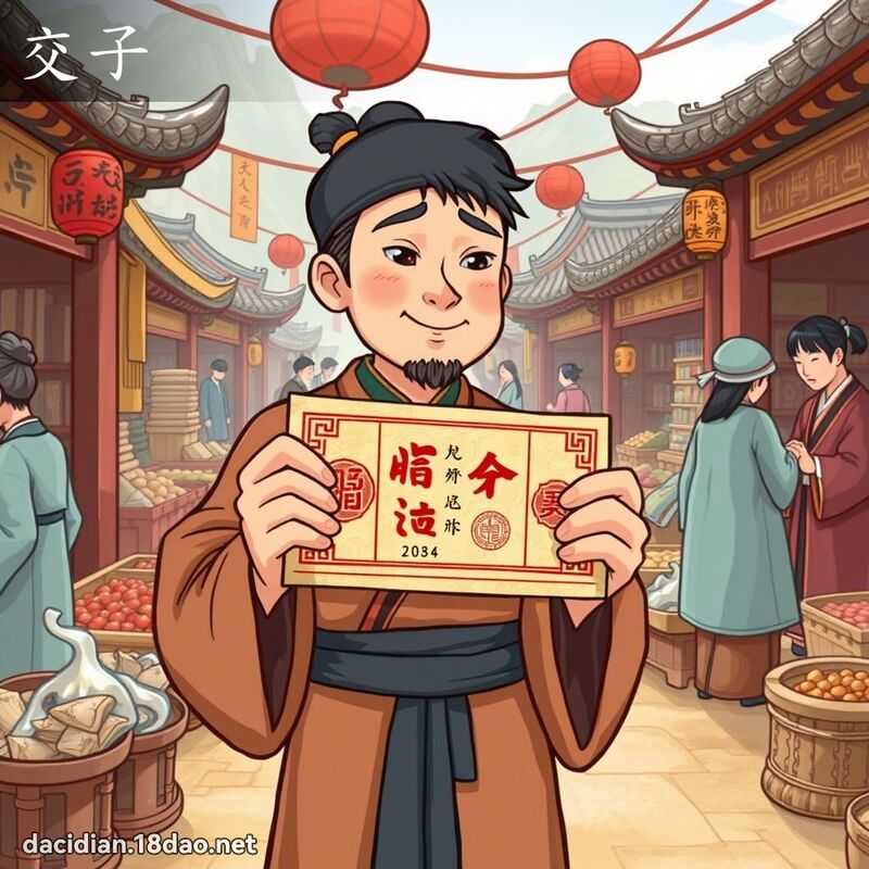 交子 - 國語大辭典配圖