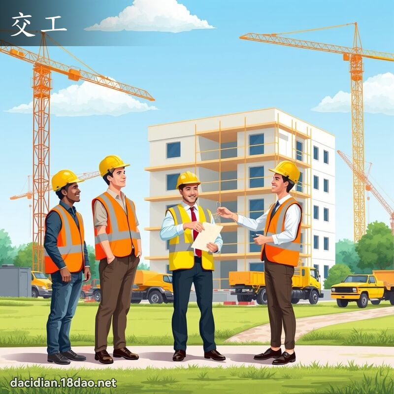 交工 - 国语大辞典配图