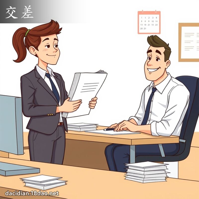 交差 - 国语大辞典配图