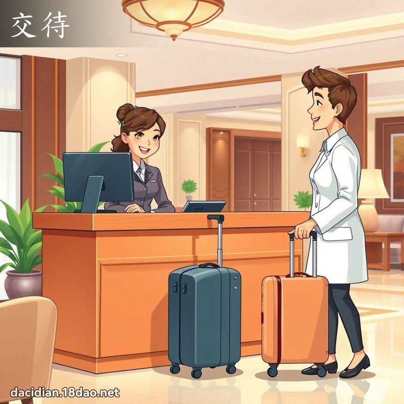 交待 - 國語大辭典配圖