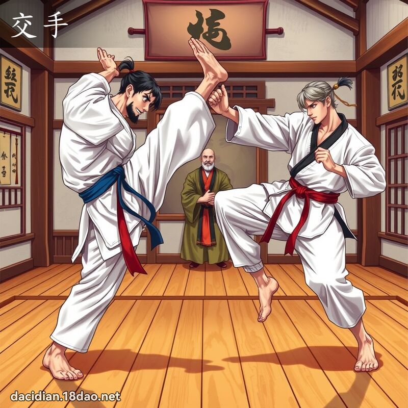 交手 - 國語大辭典配圖