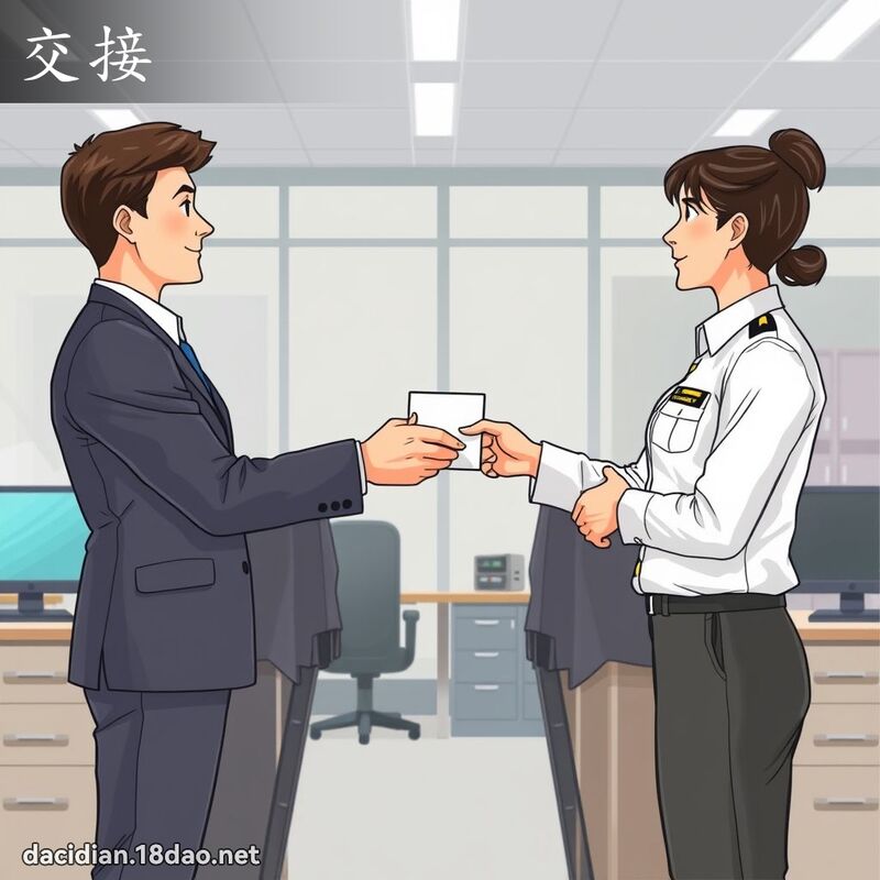 交接 - 國語大辭典配圖