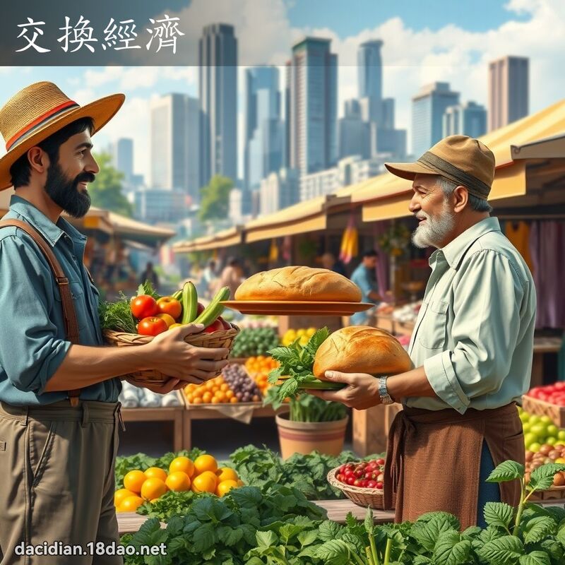 交換經濟 - 國語大辭典配圖