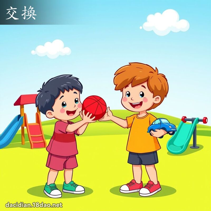 交换 - 国语大辞典配图