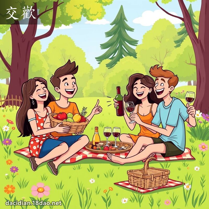 交欢 - 国语大辞典配图