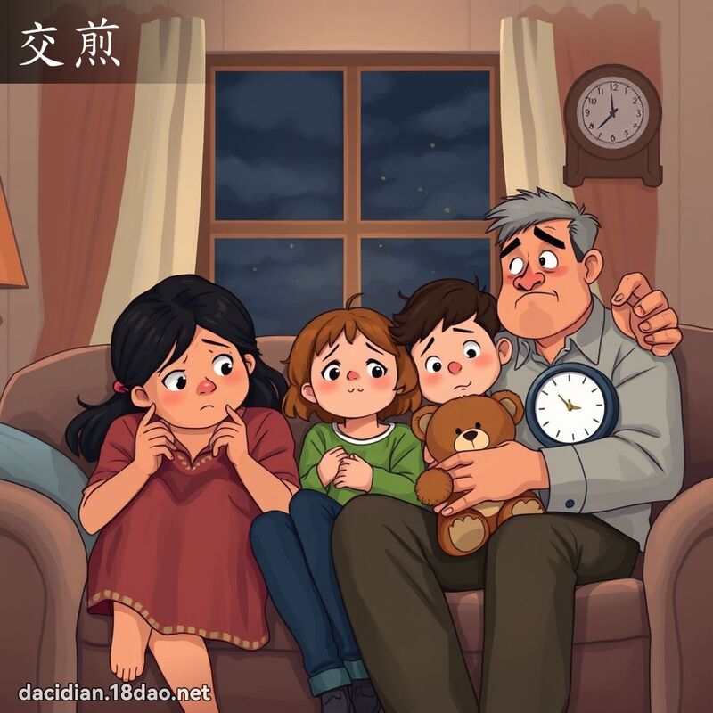 交煎 - 國語大辭典配圖