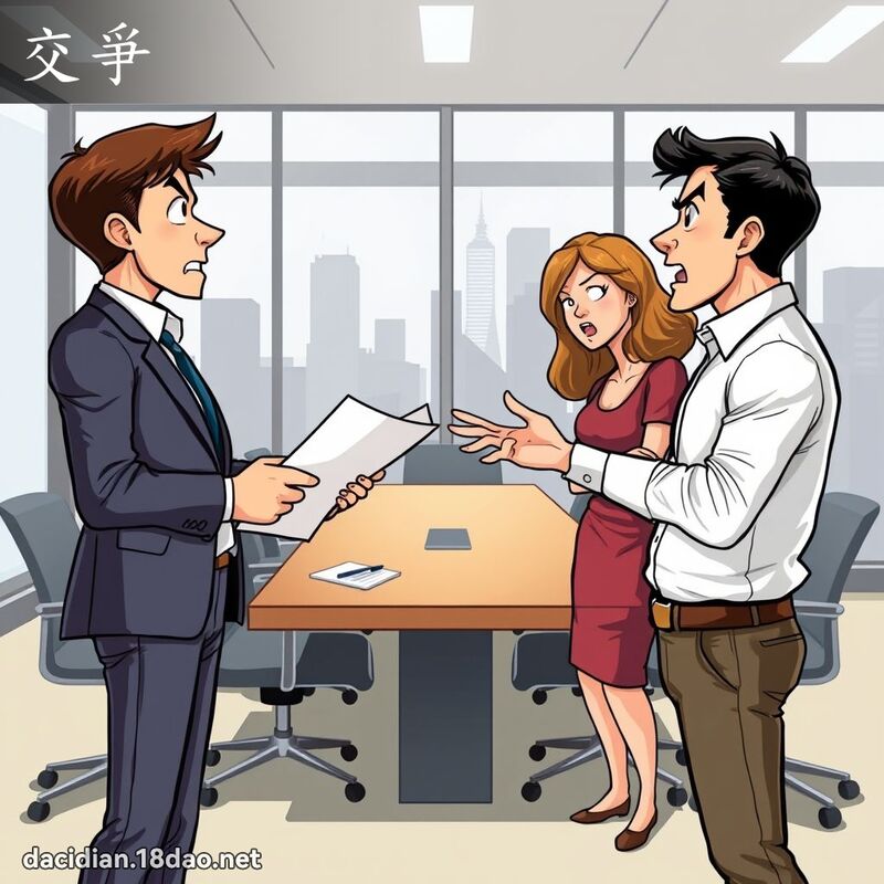 交爭 - 國語大辭典配圖