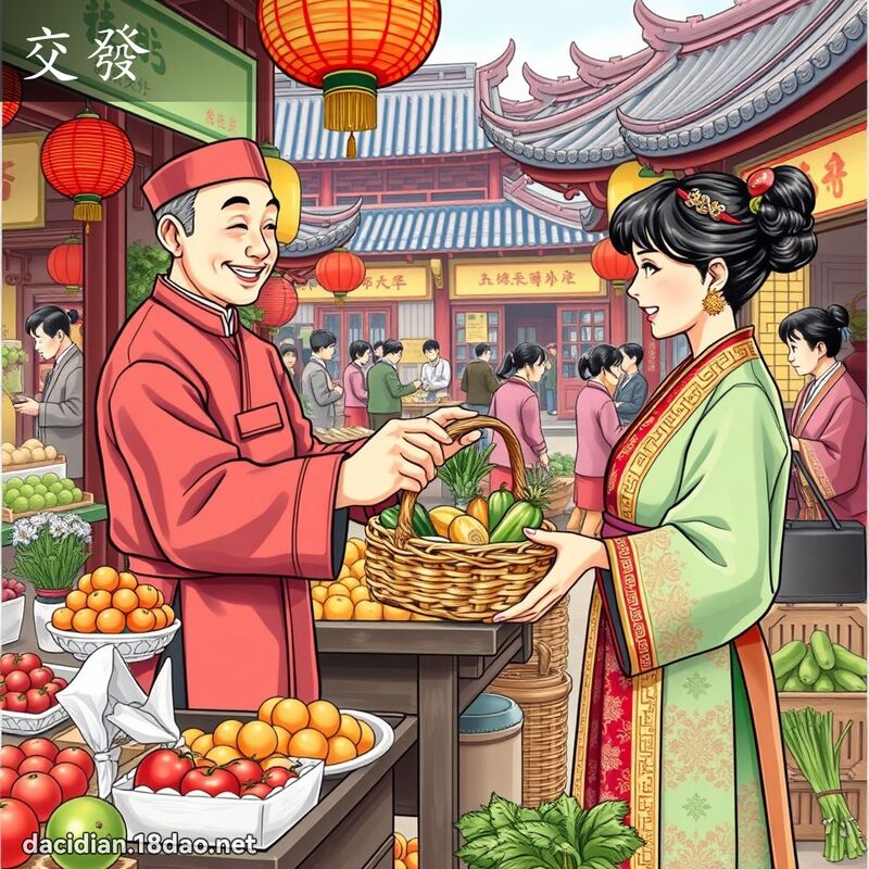 交发 - 国语大辞典配图