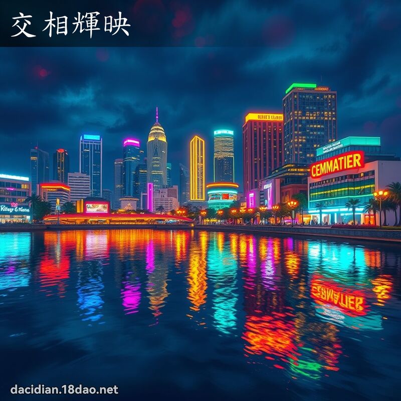 交相輝映 - 國語大辭典配圖