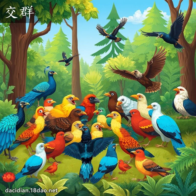 交群 - 国语大辞典配图