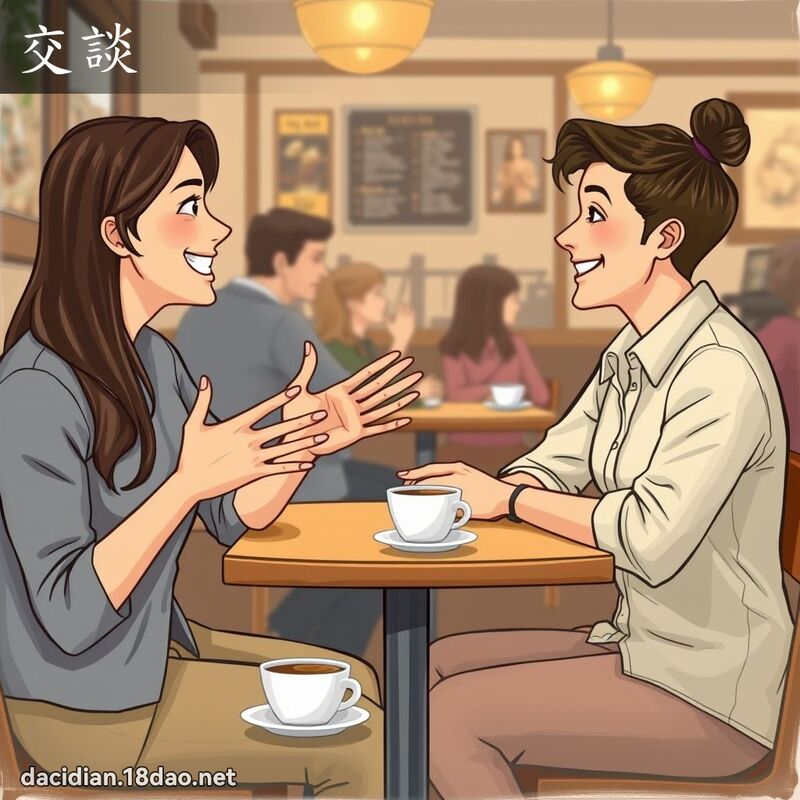 交談 - 國語大辭典配圖