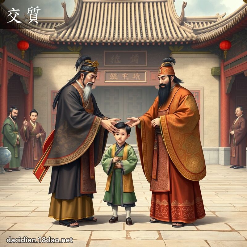 交質 - 國語大辭典配圖