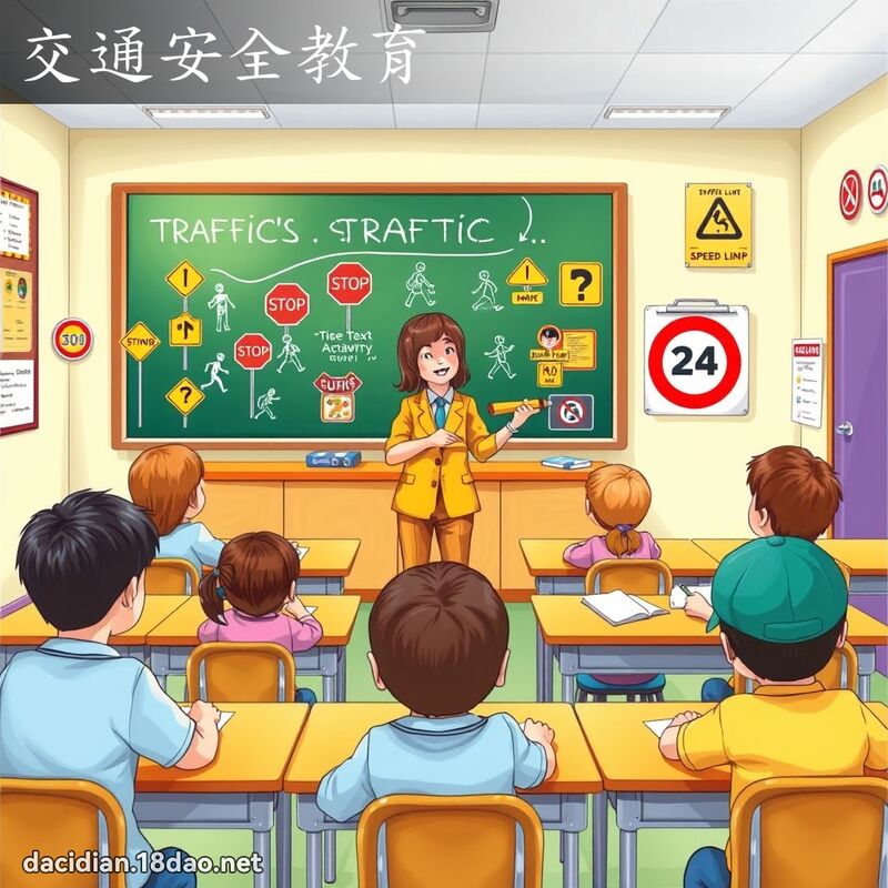 交通安全教育 - 國語大辭典配圖