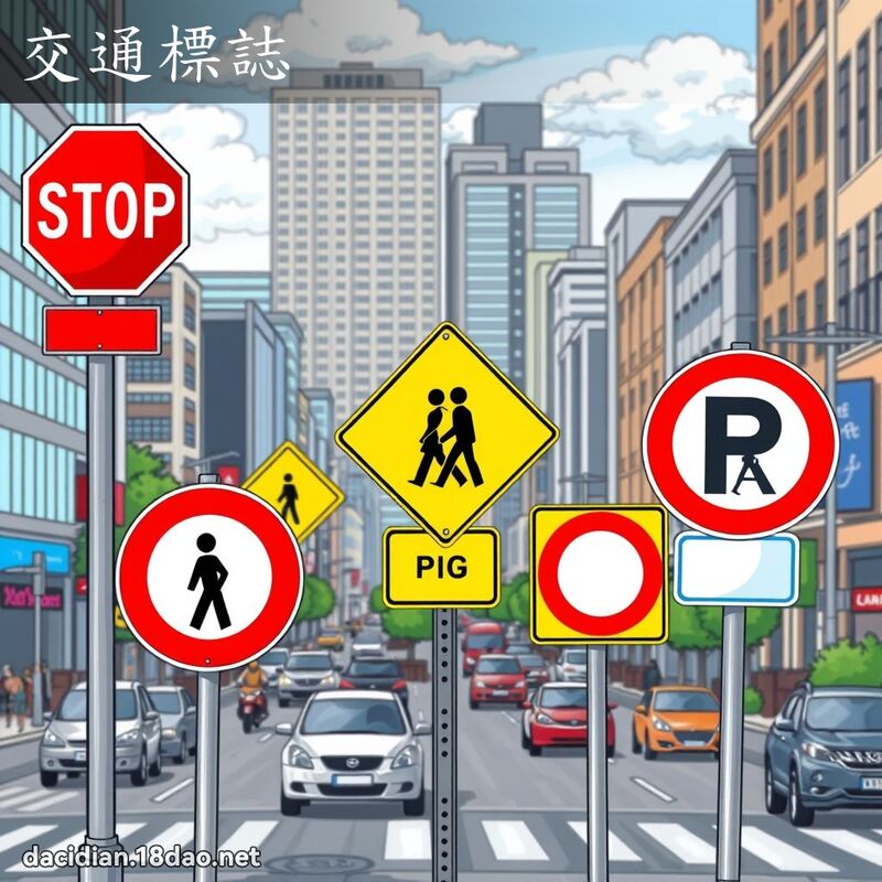 交通標誌 - 国语大辞典配图