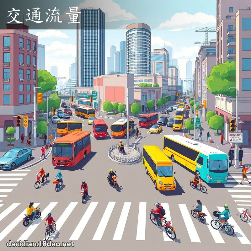 交通流量 - 国语大辞典配图