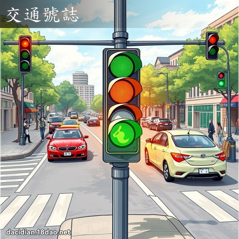 交通號誌 - 國語大辭典配圖