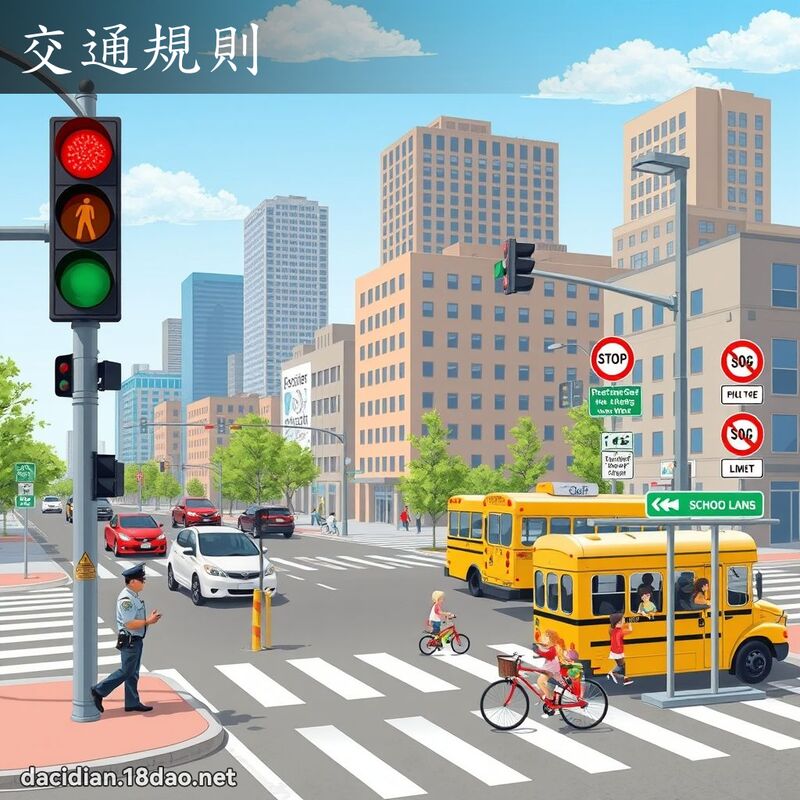 交通规则 - 国语大辞典配图