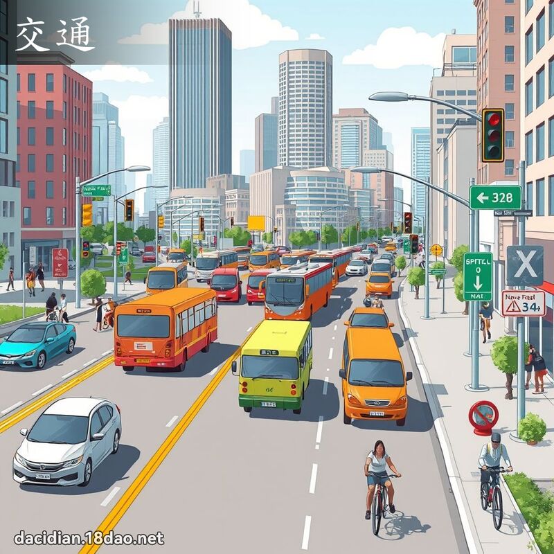 交通 - 国语大辞典配图