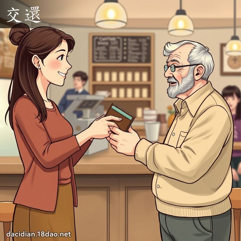 交還 - 國語大辭典配圖