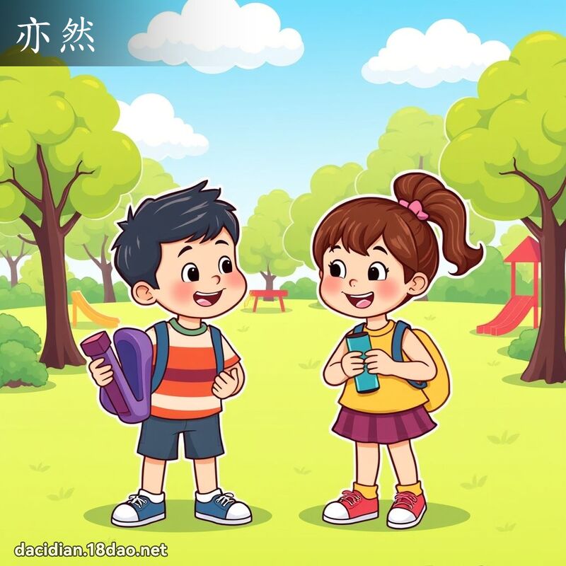 亦然 - 国语大辞典配图
