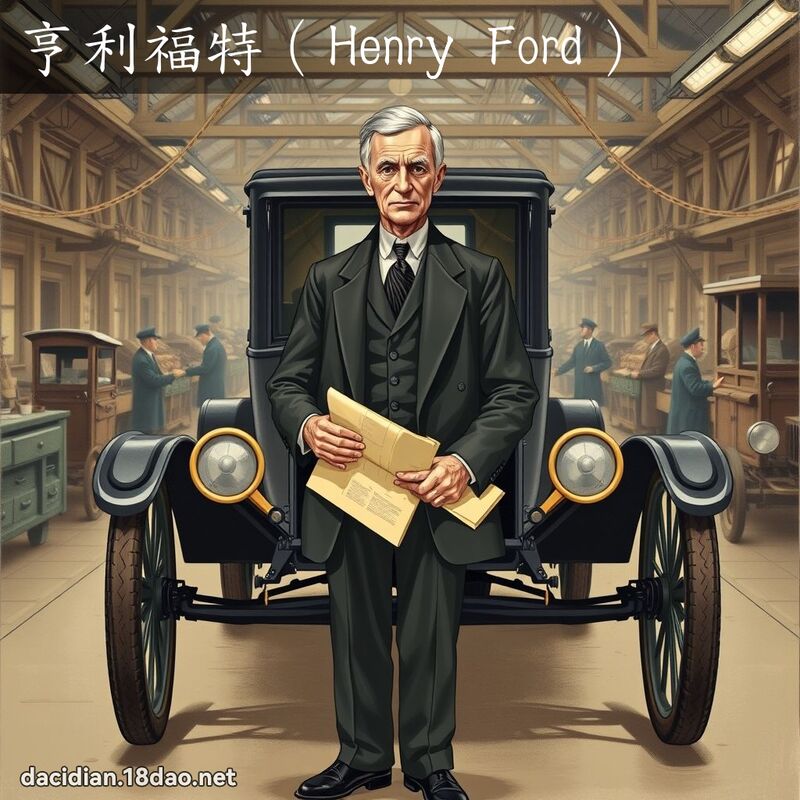 亨利福特（Henry Ford） - 国语大辞典配图
