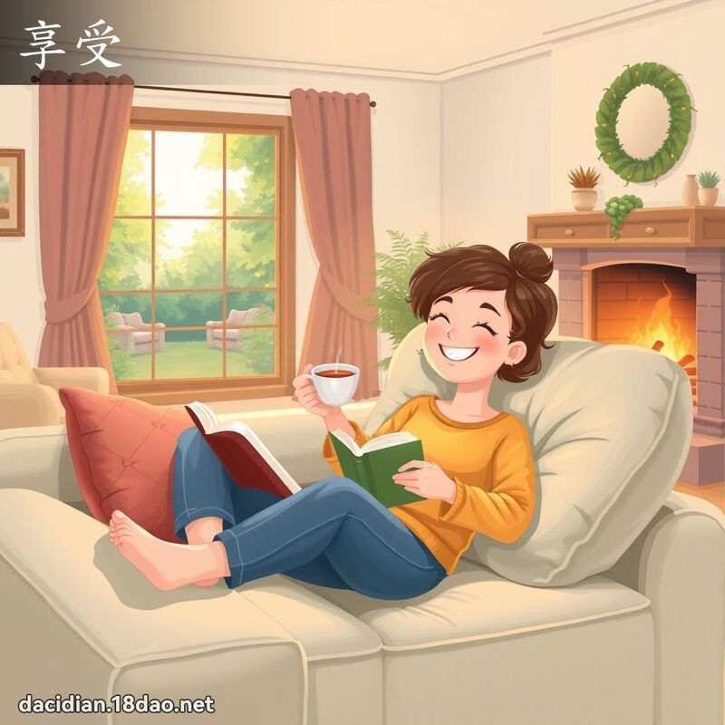 享受 - 国语大辞典配图