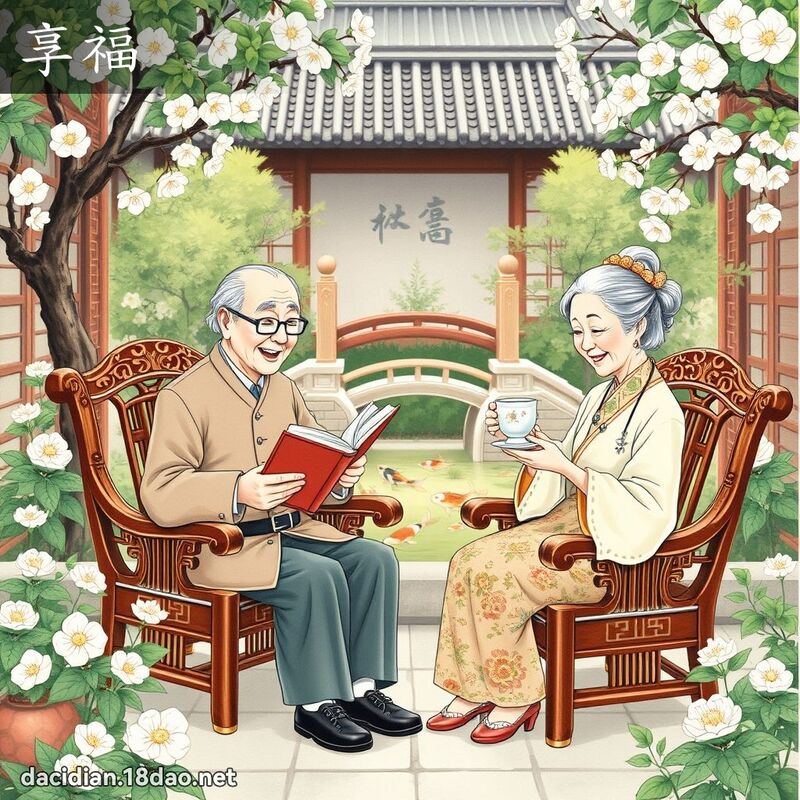 享福 - 国语大辞典配图
