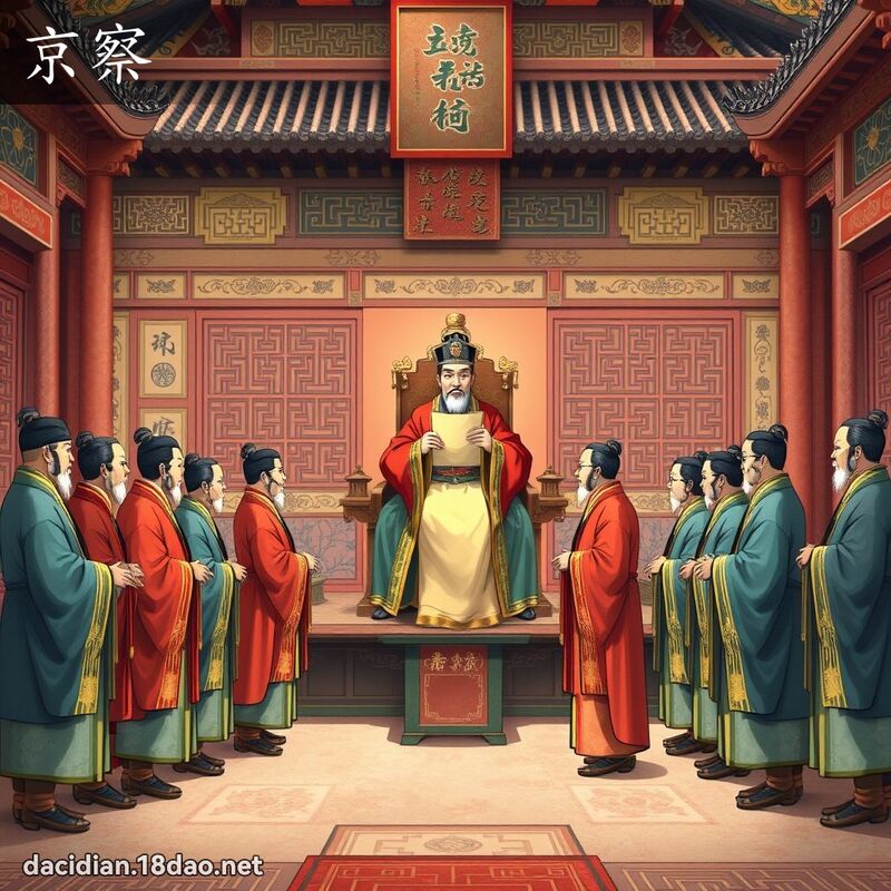 京察 - 国语大辞典配图