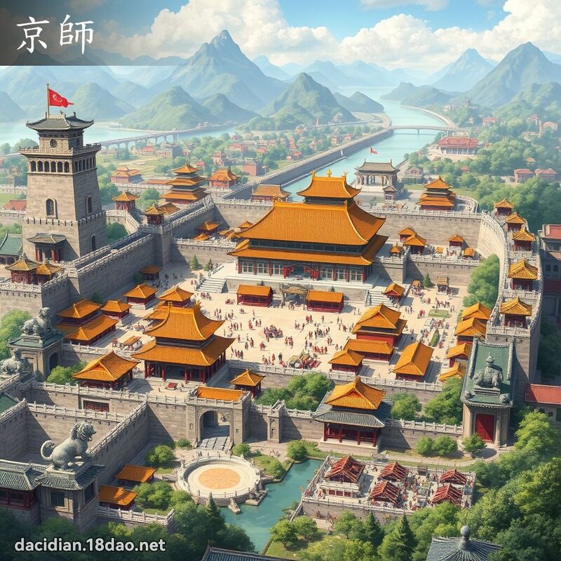 京師 - 國語大辭典配圖