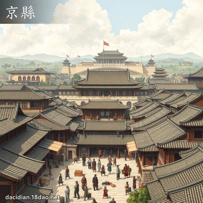 京縣 - 國語大辭典配圖
