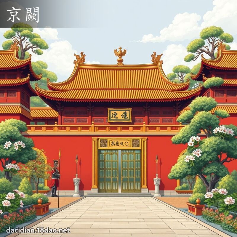 京闕 - 国语大辞典配图