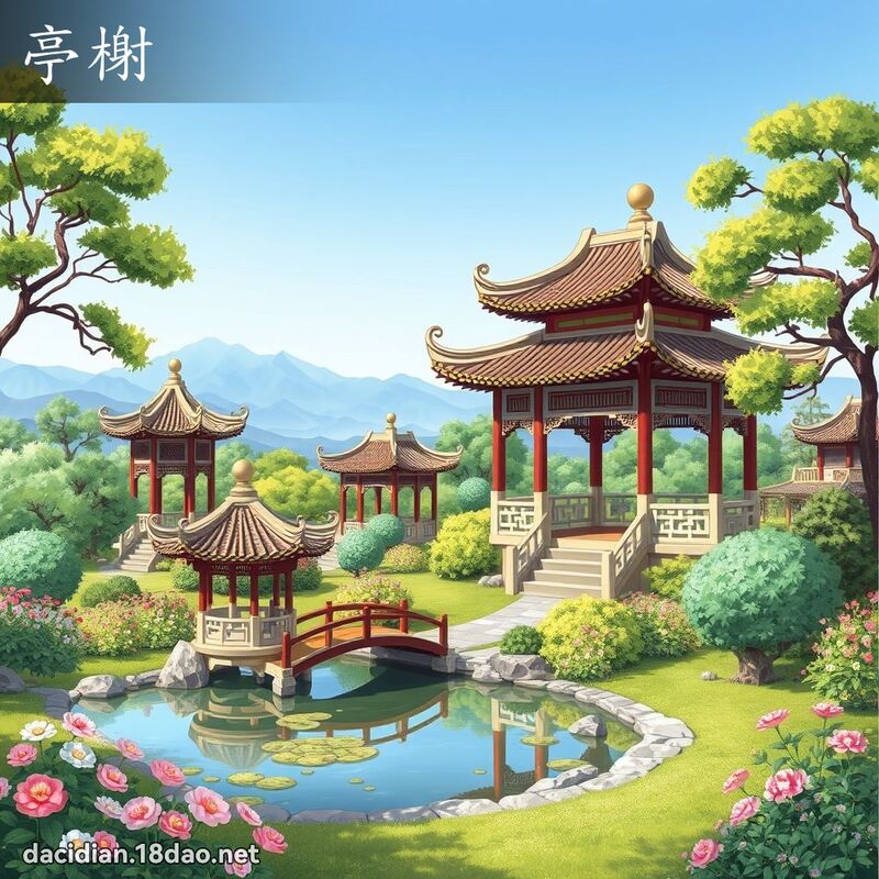 亭榭 - 國語大辭典配圖