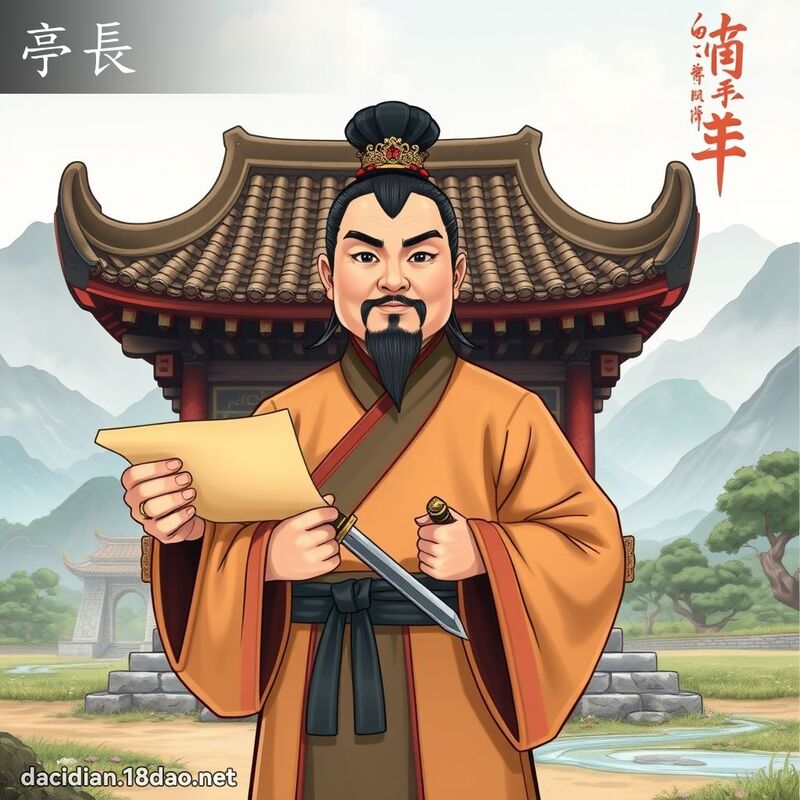 亭長 - 國語大辭典配圖