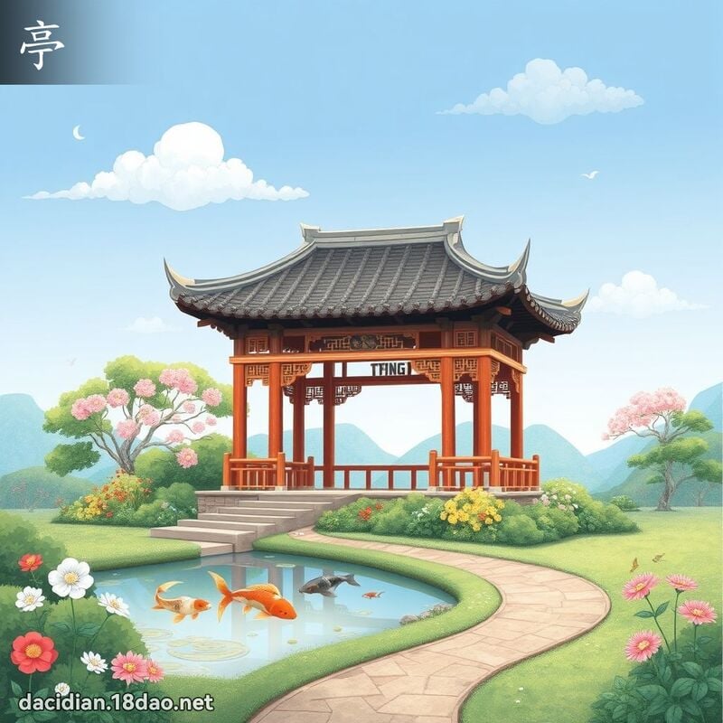 亭 - 國語大辭典配圖