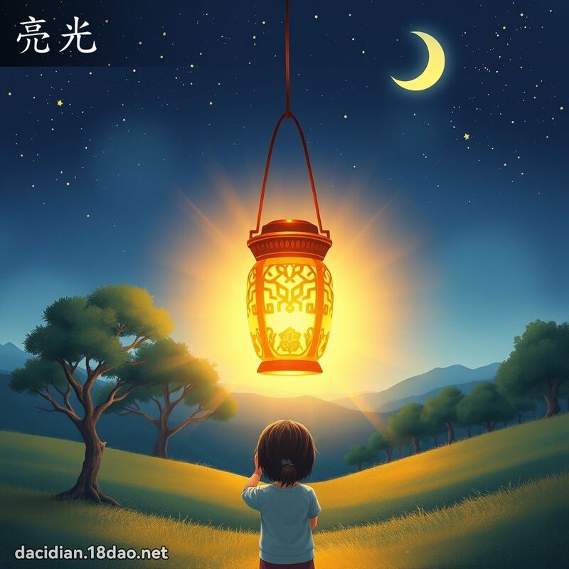 亮光 - 國語大辭典配圖
