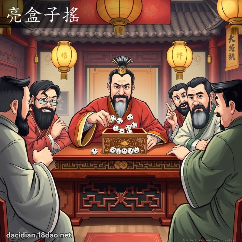 亮盒子搖 - 國語大辭典配圖