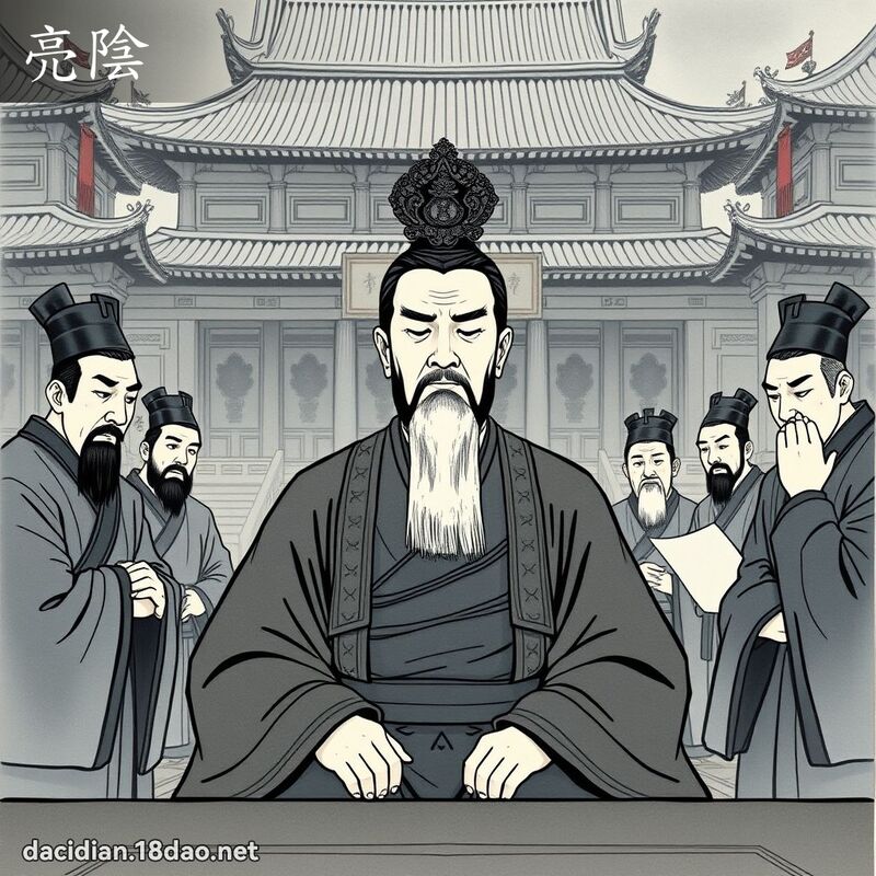 亮陰 - 國語大辭典配圖