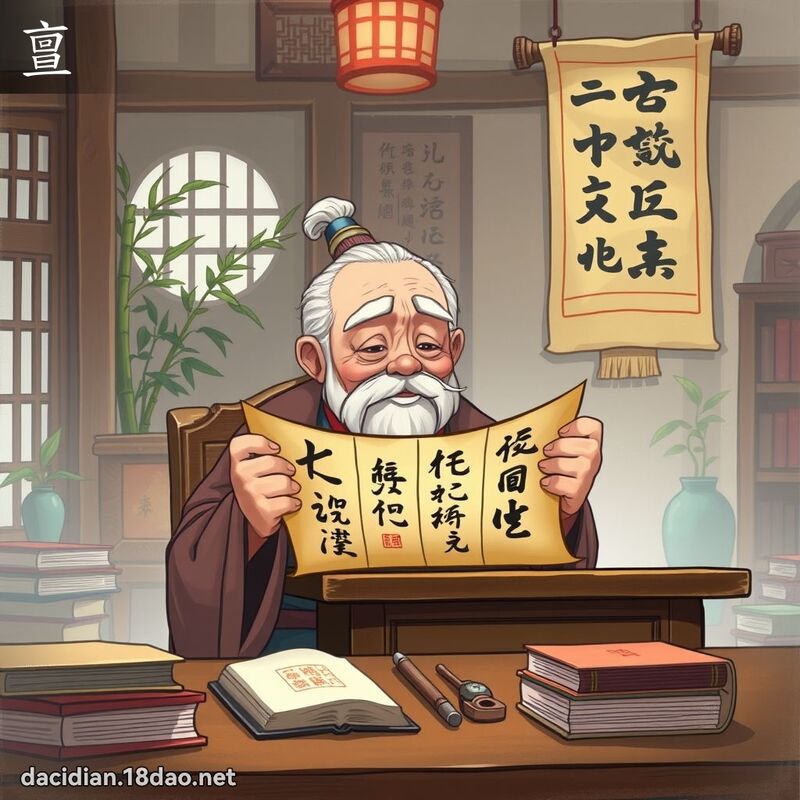 亶 - 國語大辭典配圖