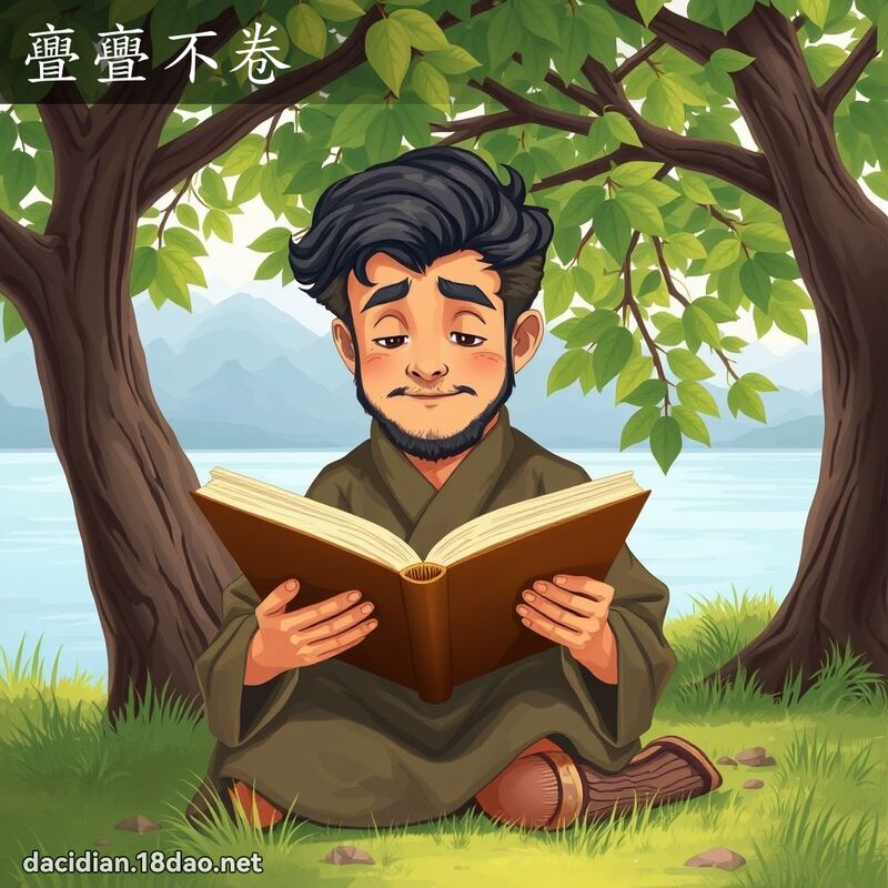 亹亹不卷 - 国语大辞典配图