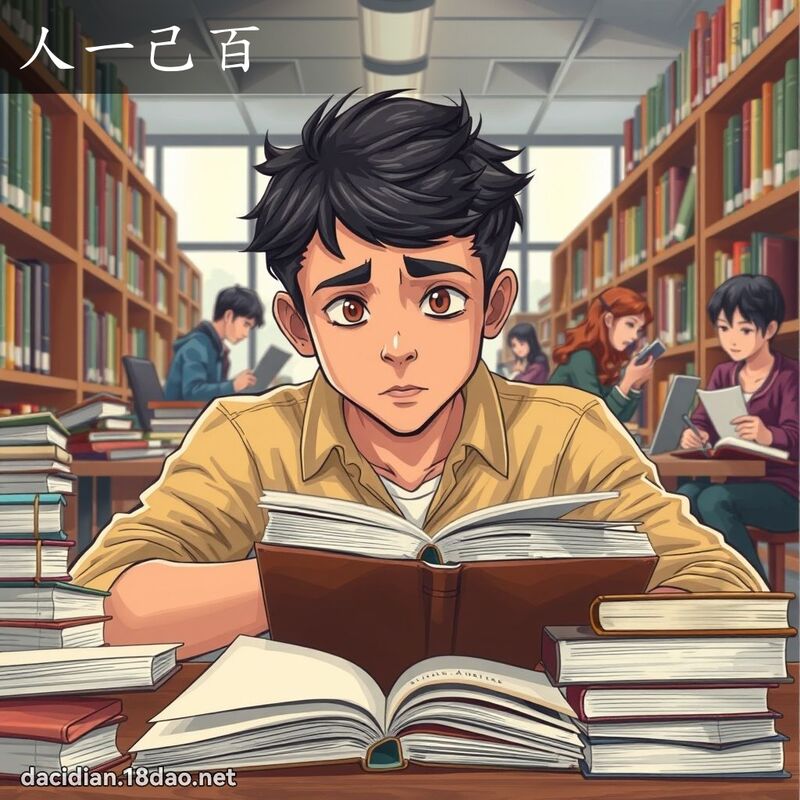 人一己百 - 國語大辭典配圖