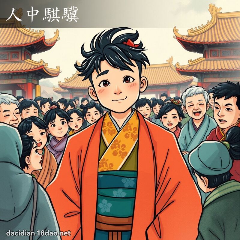 人中騏驥 - 国语大辞典配图