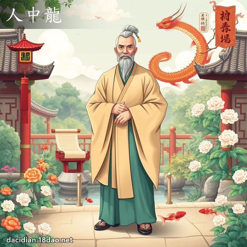 人中龍 - 國語大辭典配圖