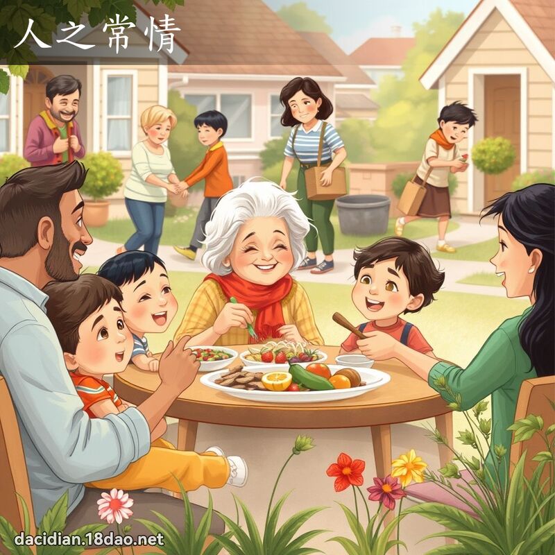 人之常情 - 國語大辭典配圖