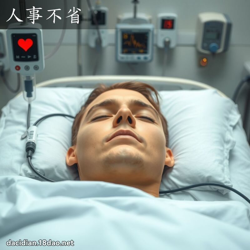 人事不省 - 國語大辭典配圖