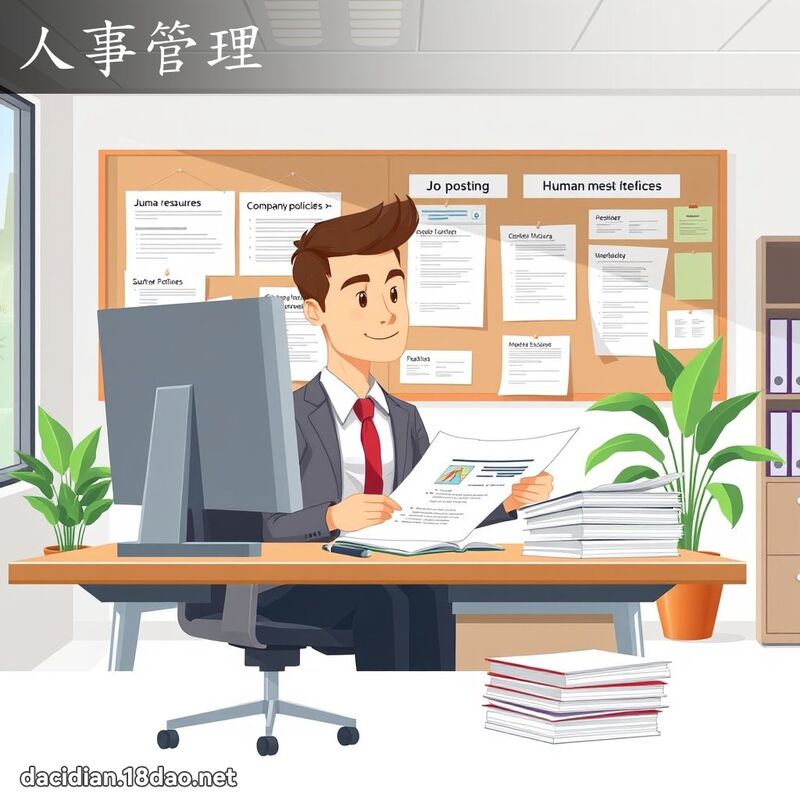 人事管理 - 国语大辞典配图