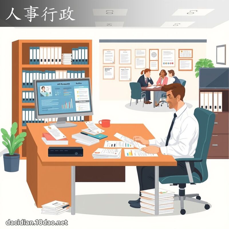 人事行政 - 國語大辭典配圖